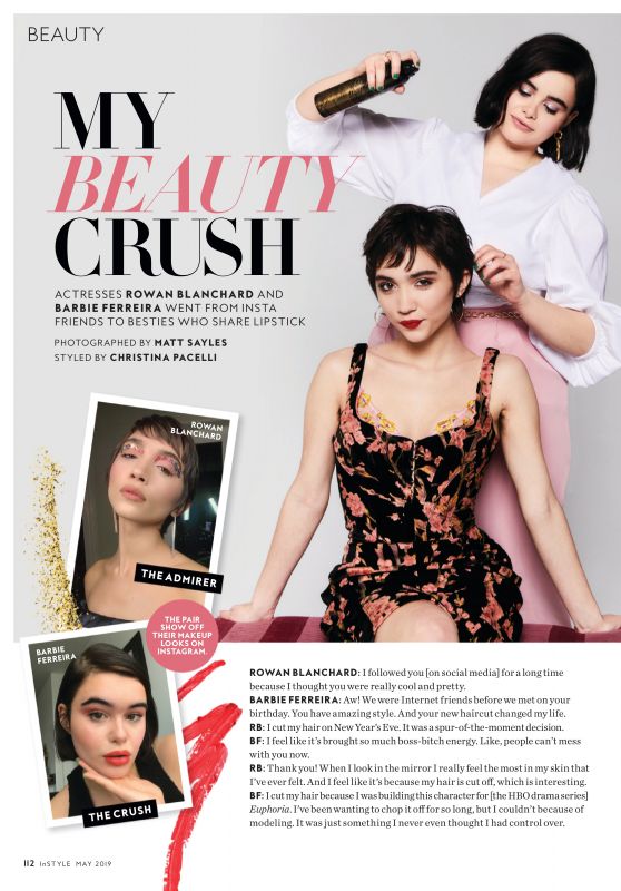 Rowan Blanchard and Barbie Ferreira - Instyle Magazine May 2019 Issue