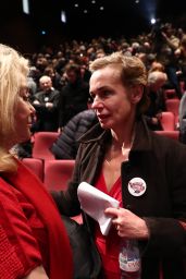 Sandrine Bonnaire – Arriving at Agnes Varda Tribute in Paris 04/02/2019