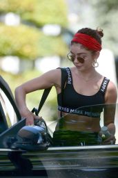 Sarah Hyland in Gym Ready Outfit - LA 04/10/2019