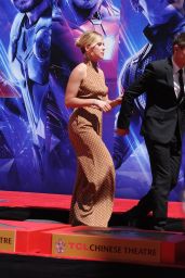 Scarlett Johansson - "Avengers: Endgame" Hand Print Ceremony in LA