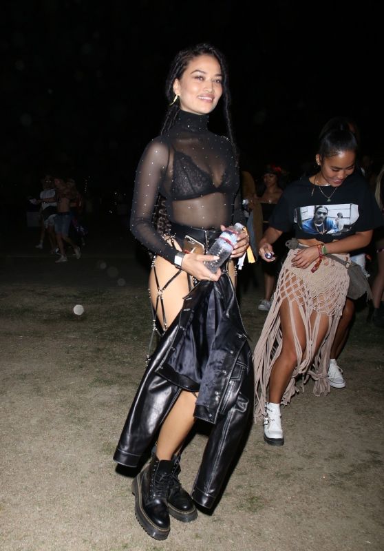 Shanina Shaik at Coachella 04/14/2019