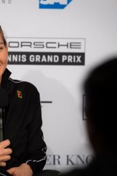 Simona Halep Talks to the Press - 42. Porsche Tennis Grand Prix in Stuttgart 04/23/2019