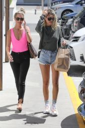 Sofia Richie in Jeans Shorts - Out With a Friend in Malibu 04/18/2019