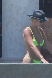 Sofia Richie in Neon Bikini in Cabo San Lucas 04/21/2019