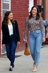 Sophia Bush and Ilana Glazer - Filming False Positive in New York 04/16/2019