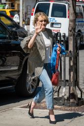 Taylor Schilling Casual Style - NYC 04/17/2019