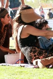 Vanessa Hudgens and Austin Butler - Lounging in the Sun at Coachella in Indio 04/12/2019