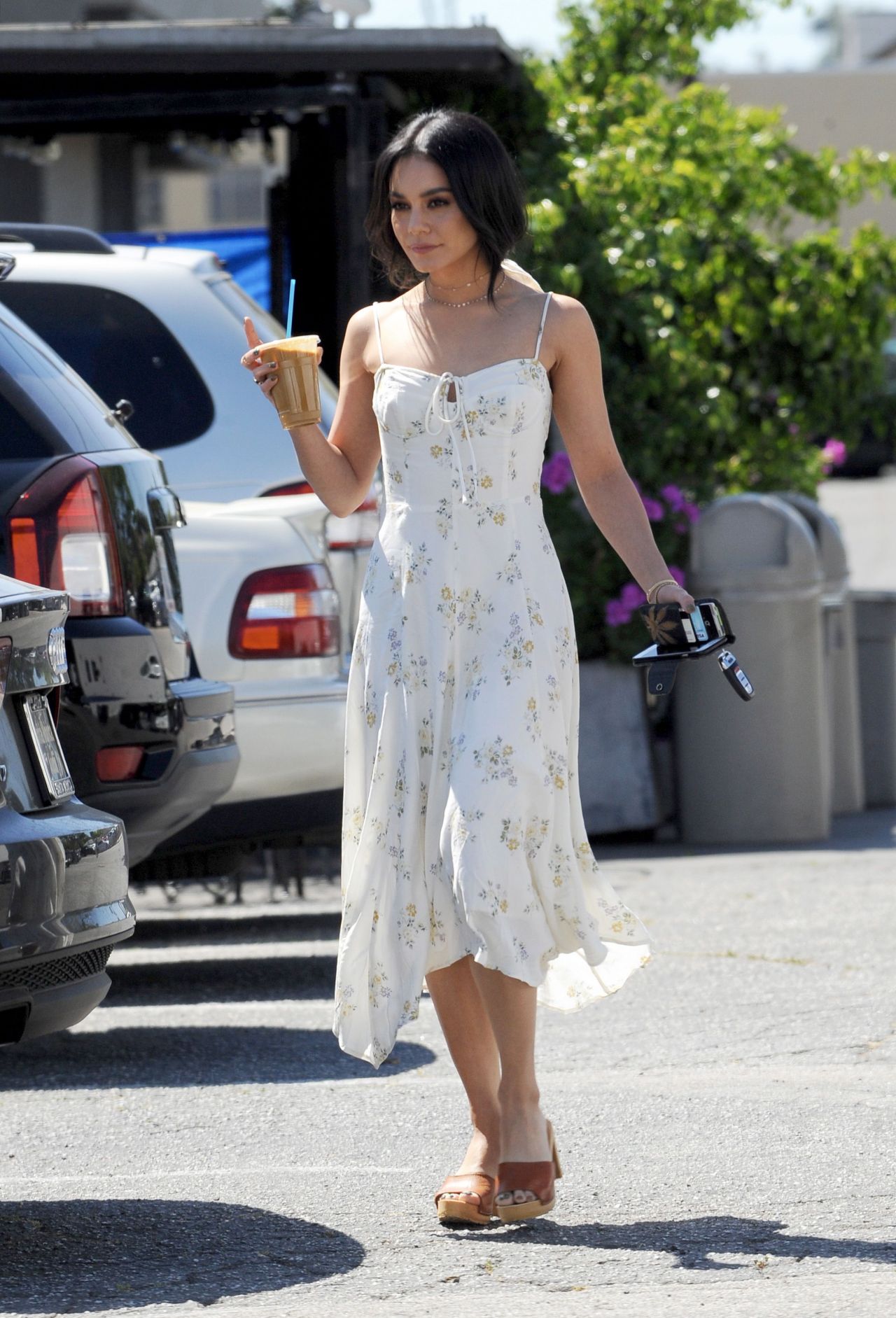 Vanessa Hudgens in Sundress 04/10/2019 • CelebMafia