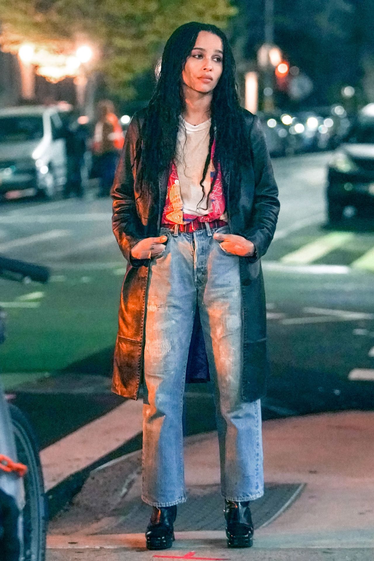 Zoe Kravitz - "High Fedelity" Set in New York 04/19/2019 • CelebMafia