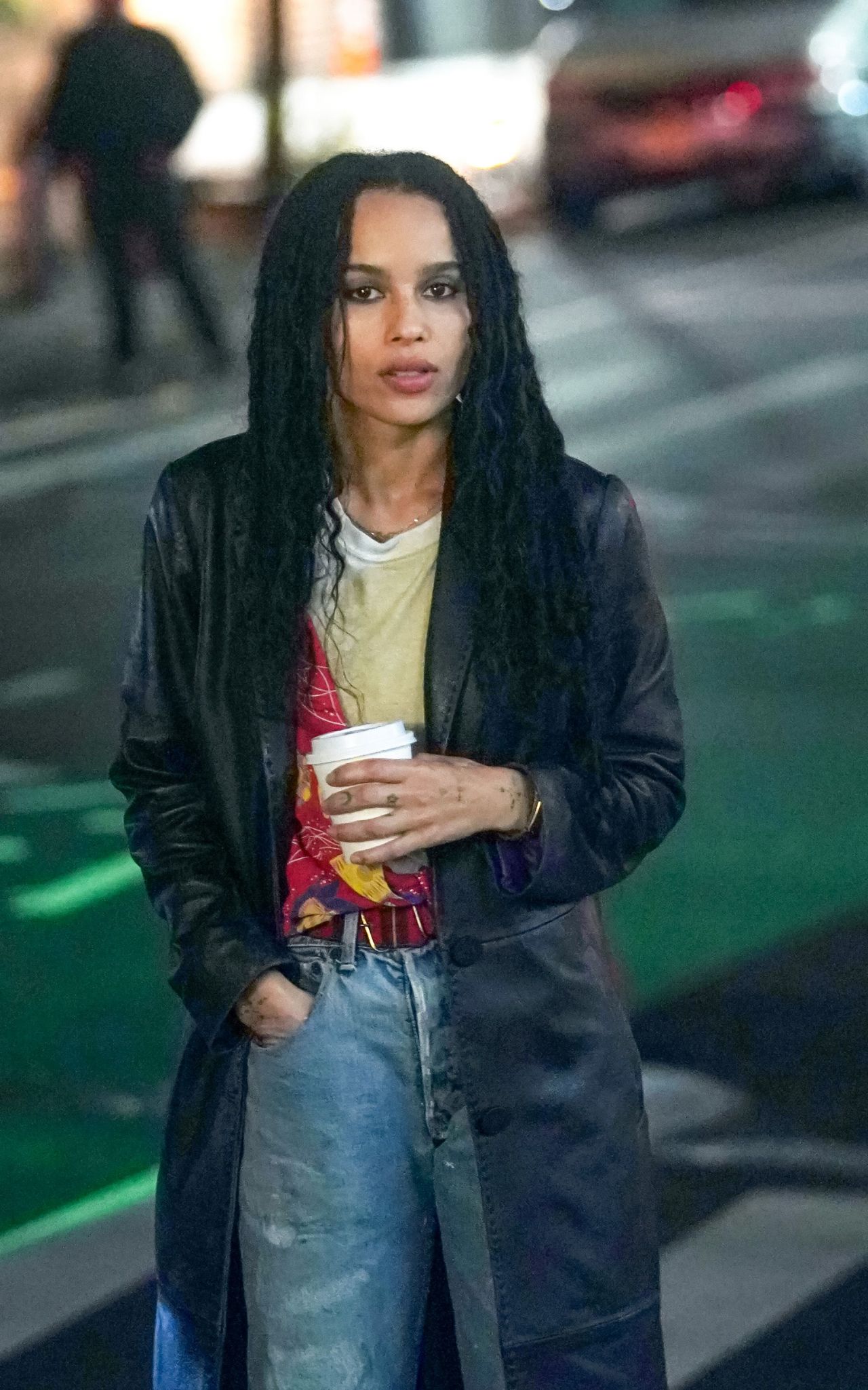 Zoe Kravitz - "High Fedelity" Set in New York 04/19/2019 • CelebMafia