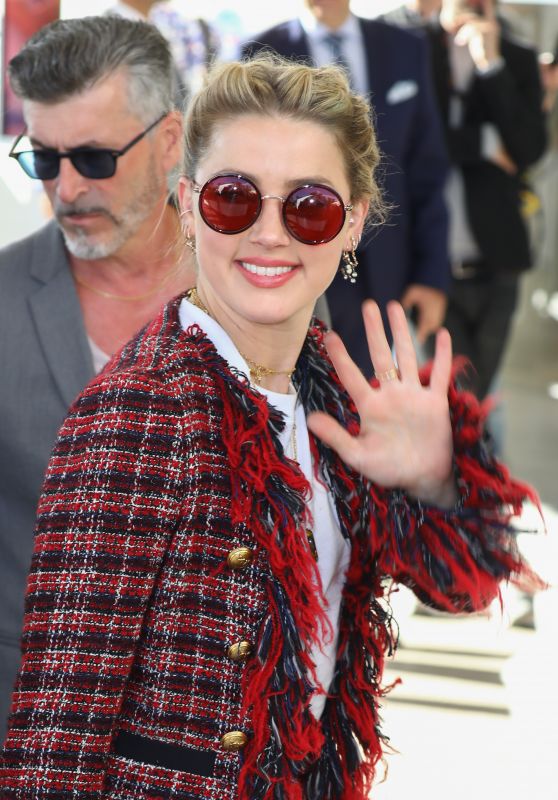 Amber Heard - Martinez Hotel in Cannes 05/13/2019