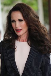 Andie MacDowell at the Martinez Hotel in Cannes 05/21/2019