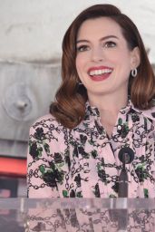 Anne Hathaway - Honored With a Star on the Hollywood Walk of Fame 05/09/2019