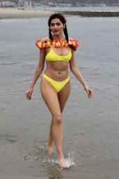 Blanca Blanco in a Bikini - Beach in Malibu 04/30/2019