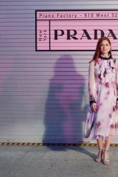 Bonnie Wright – Prada Resort 2020 Fashion Show in NYC