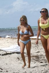 Bre Tiesi and Khloe Terae in Bikinis on the Beach in Miami 05/29/2019