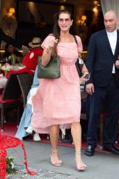 Brooke Shields at Nello Restaurant in NYC 05/24/2019