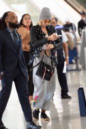 Cara Delevingne and Ashley Benson at JFK in NYC 05/08/2019