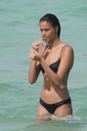 Chantal Monaghan in Bikini at the Beach in Miami 05/08/2019