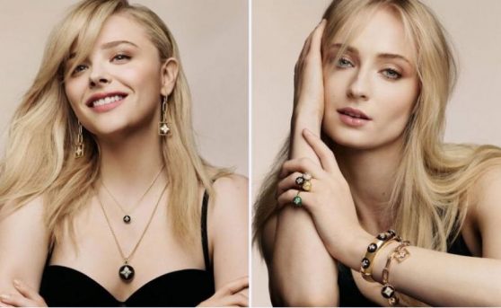 Chloe Grace Moretz and Sophie Turner – Louis Vuitton’s New Jewellery Campaign, May 2019