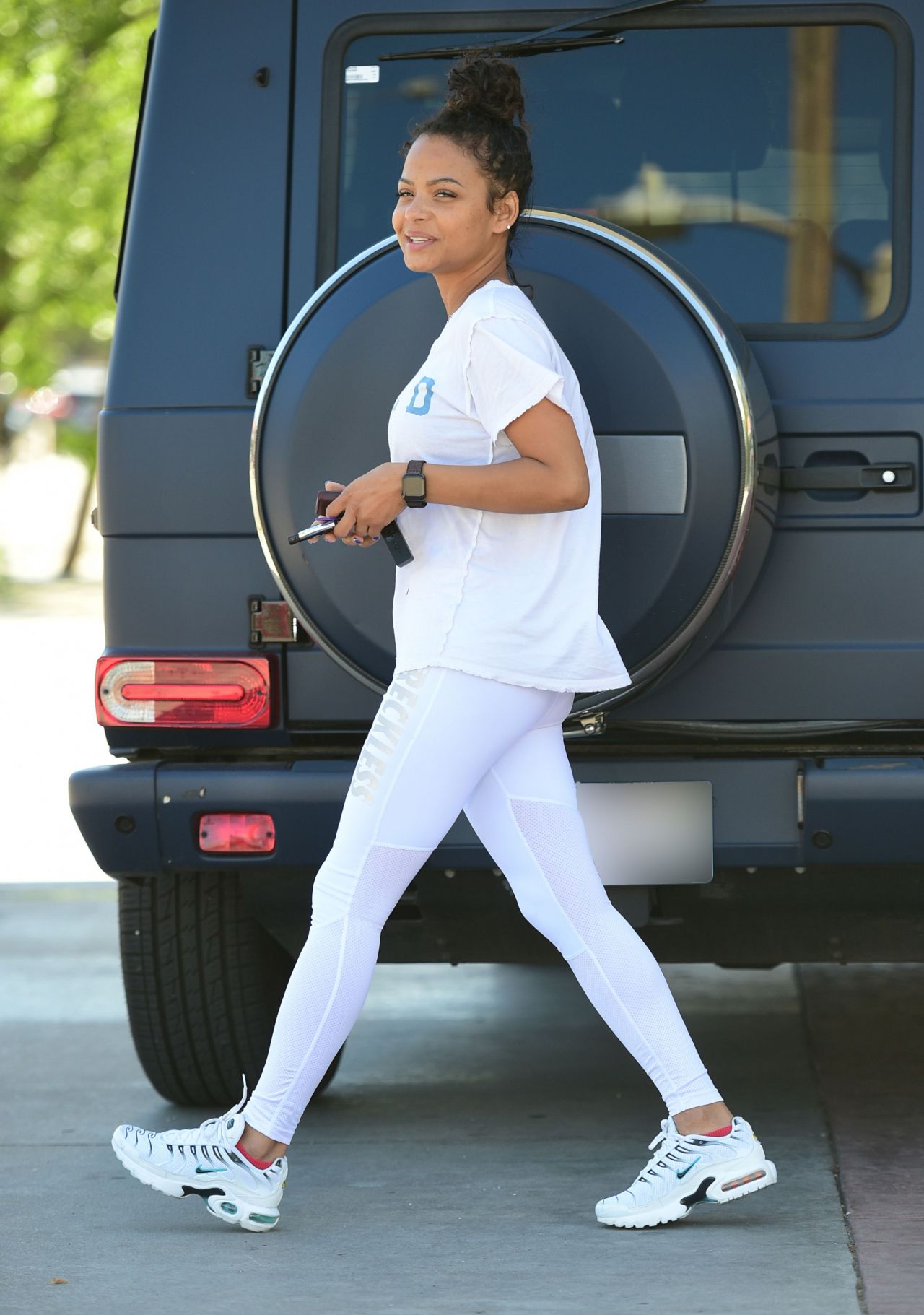 Christina Milian at a Gas Station in LA 05/23/2019 • CelebMafia