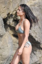 Christina Milian - Bikini Photoshoot in Malibu 05/15/2019