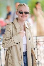 Dakota Fanning - Outside the Martinez Hotel in Cannes 05/22/2019