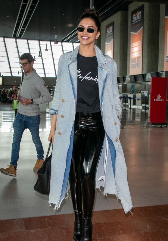 Deepika Padukone Style - Nice Airport in France 05/18/2019