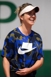 Elina Svitolina – Practises During the Roland Garros in Paris 05/24/2019