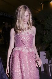 Elle Fanning - Arriving at Chanel Party in Cannes 05/22/2019