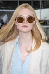 Elle Fanning - Arriving at Nice Airport 05/12/2019