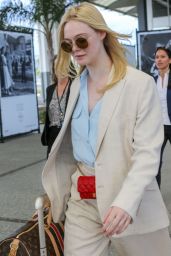 Elle Fanning - Arriving at Nice Airport 05/12/2019