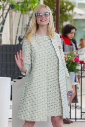 Elle Fanning Chic  Style - Martinez Hotel in Cannes 05/21/2019