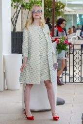 Elle Fanning Chic  Style - Martinez Hotel in Cannes 05/21/2019