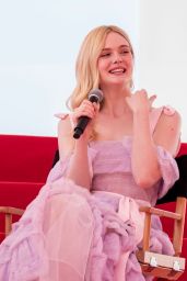 Elle Fanning - Interview on the Croisette in Cannes 05/14/2019