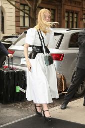 Elle Fanning - Returing to Her Hotel in NYC 05/01/2019