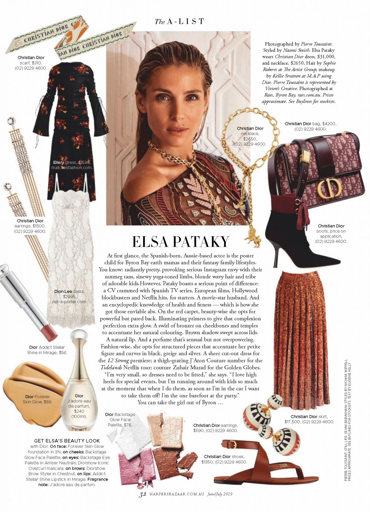 Elsa Pataky - Harper’s Bazaar Australia June/July 2019 Issue • CelebMafia