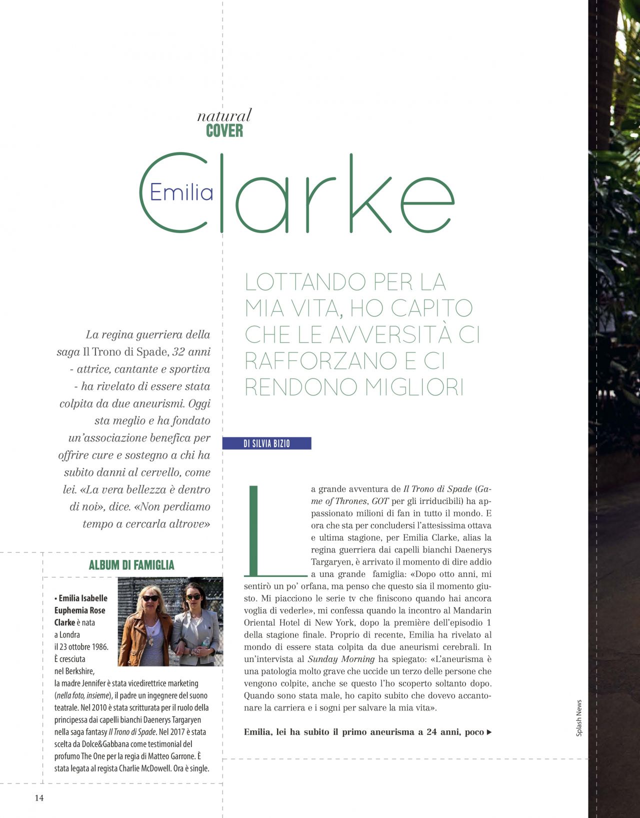 Emilia Clarke - Natural Style Magazine May 2019 Issue • CelebMafia