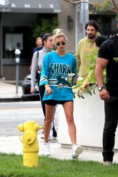Hailey Rhode Bieber at Cha Cha Matcha in West Hollywood 05/18/2019