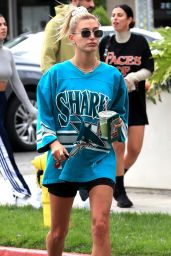 Hailey Rhode Bieber at Cha Cha Matcha in West Hollywood 05/18/2019