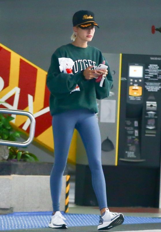 Hailey Rhode Bieber in Tights - Out in LA 05/27/2019