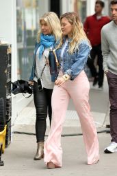Hilary Duff - "Younger" Set in New York City 04/30/2019