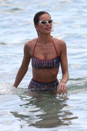 Izabel Goulart in a Bikini at the Beach in Cannes 05/15/2019