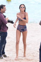 Izabel Goulart in a Bikini at the Beach in Cannes 05/15/2019