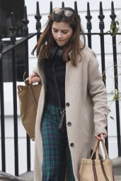 Jenna-Louise Coleman - Heads to the Theatre in London 04/30/2019