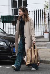 Jenna-Louise Coleman - Heads to the Theatre in London 04/30/2019