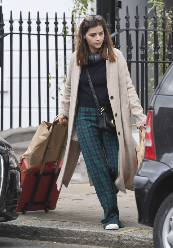 Jenna-Louise Coleman - Heads to the Theatre in London 04/30/2019 ...