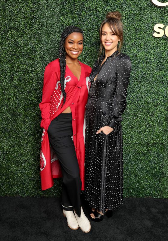 Jessica Alba and Gabrielle Union - Sony Pictures Television