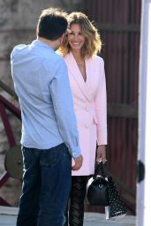 Julia Roberts - Shooting the New Advertising Campaign for Calzedonia in Verona 05/30/2019
