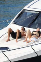 Kelly Brook on a Yacht in Mallorca 05/23/2019